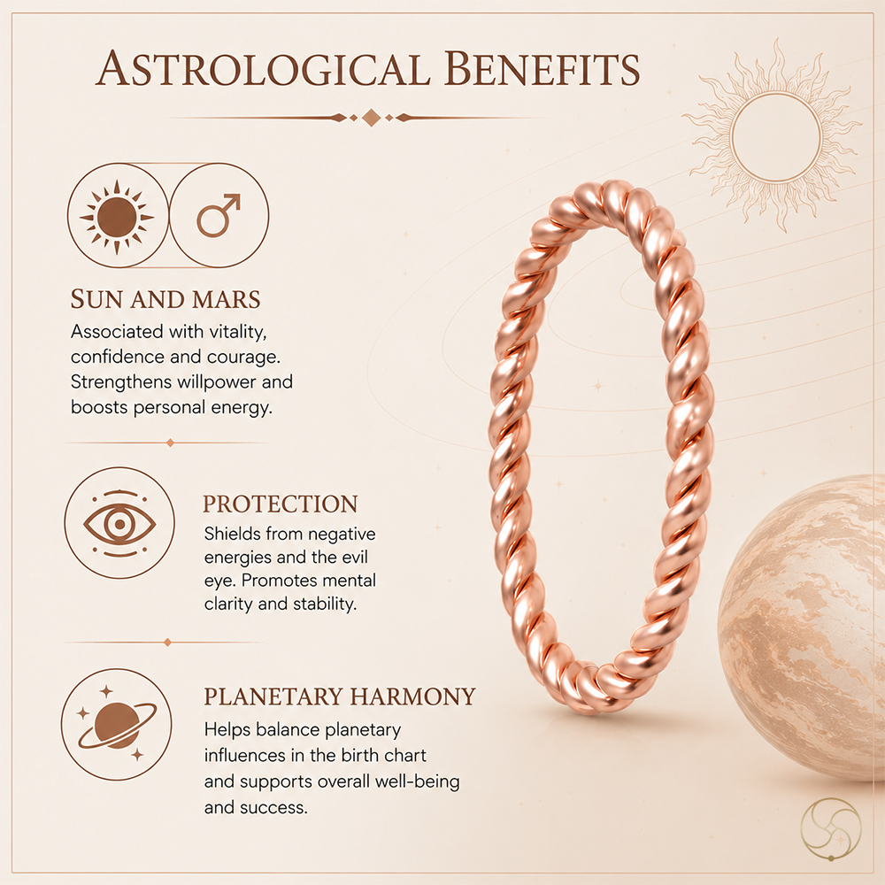 Nepaliya Copper Tensor  45 Bangle with Joint for Women