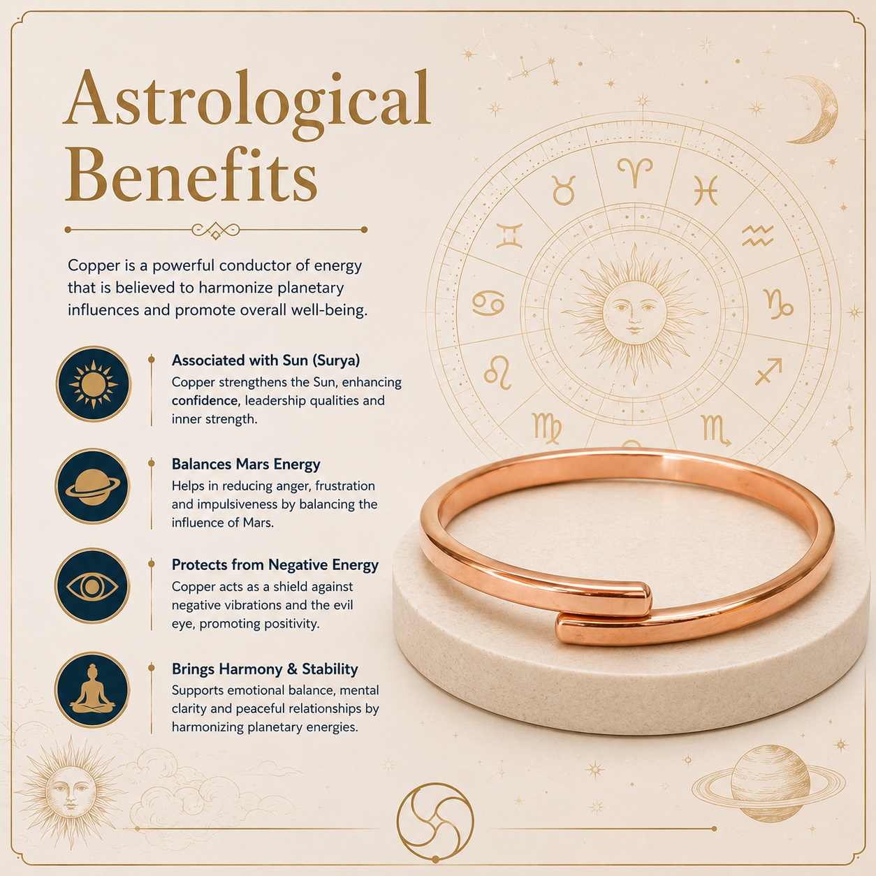 Nepaliya Copper Kids Single Bangle  7 Years To 15 Years