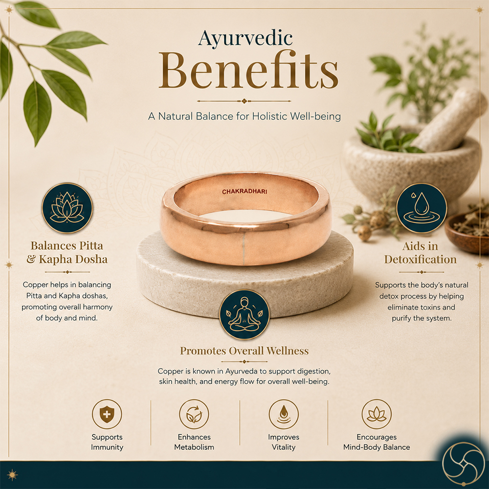 Nepaliya Copper Jointed Ring - As Per Ayurveda