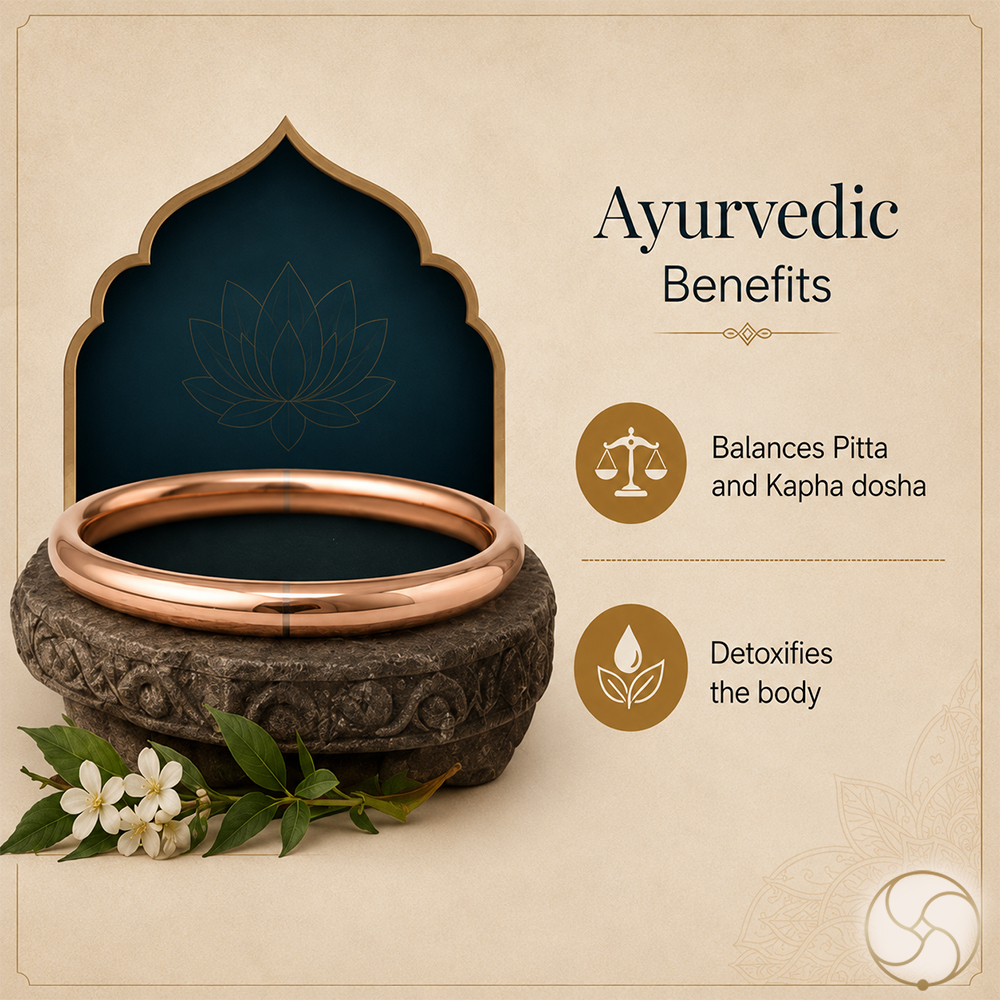 Pure Copper Gorakh Bangle for Women