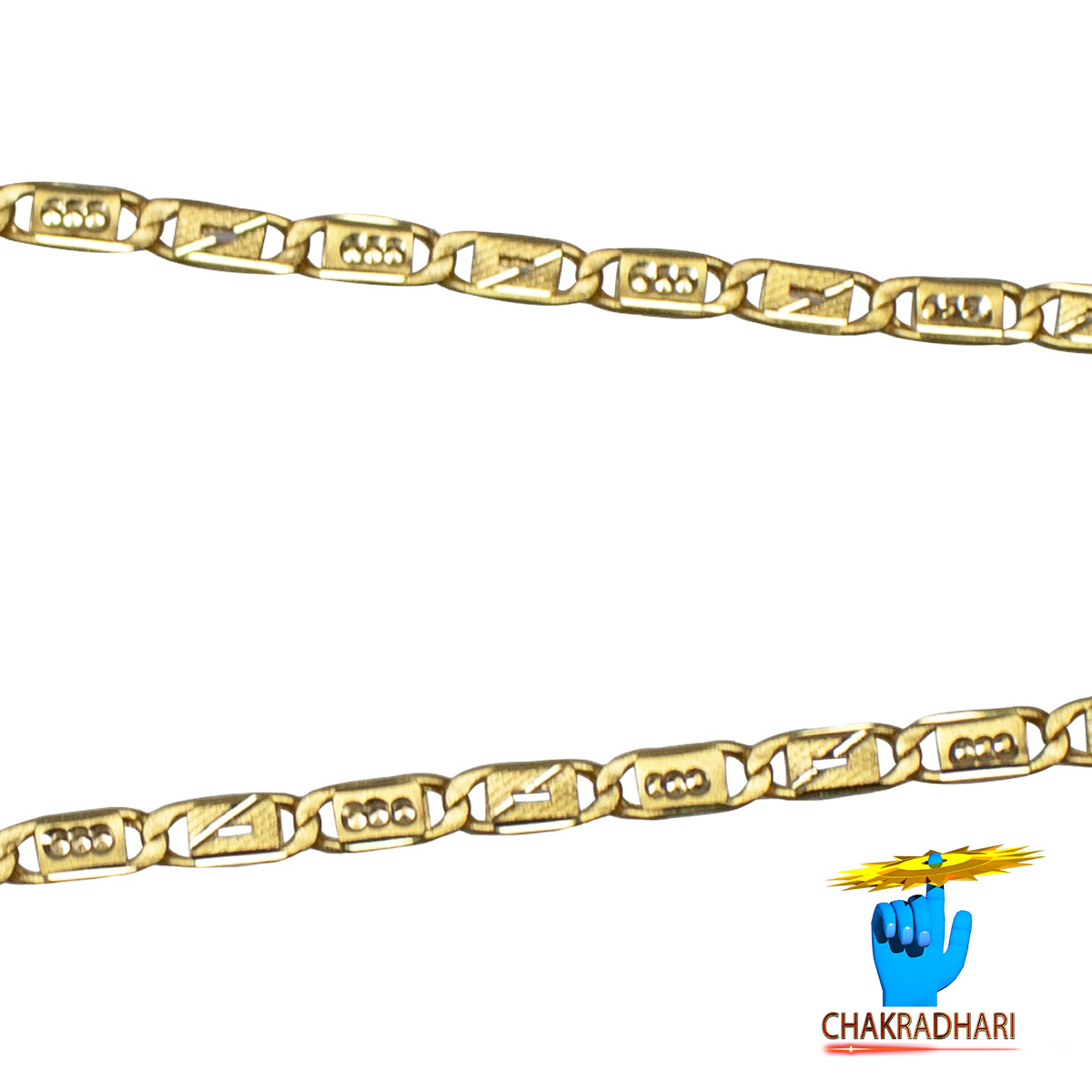 Gold chain biscuit design Clearance