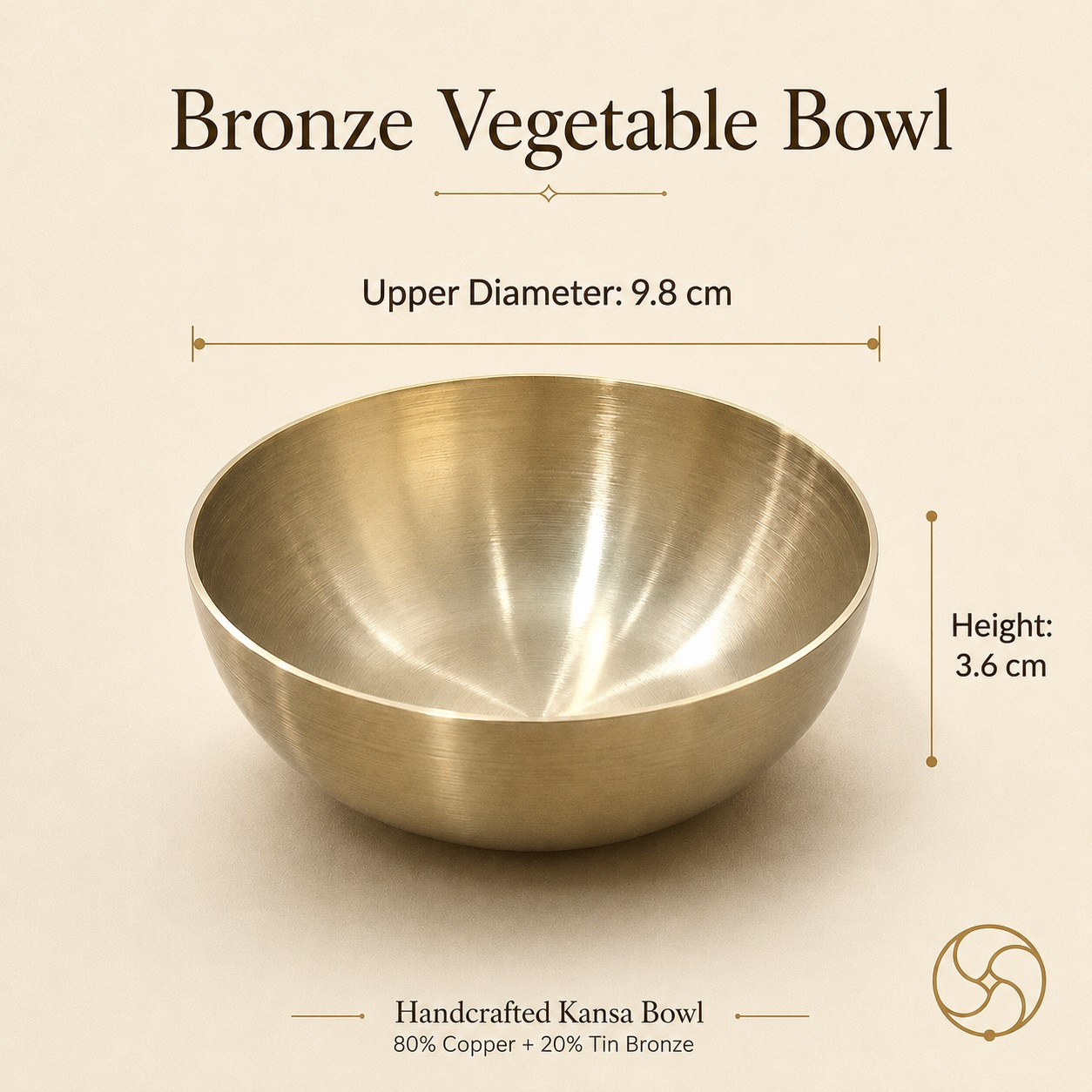 Bronze Vegetable Bowl