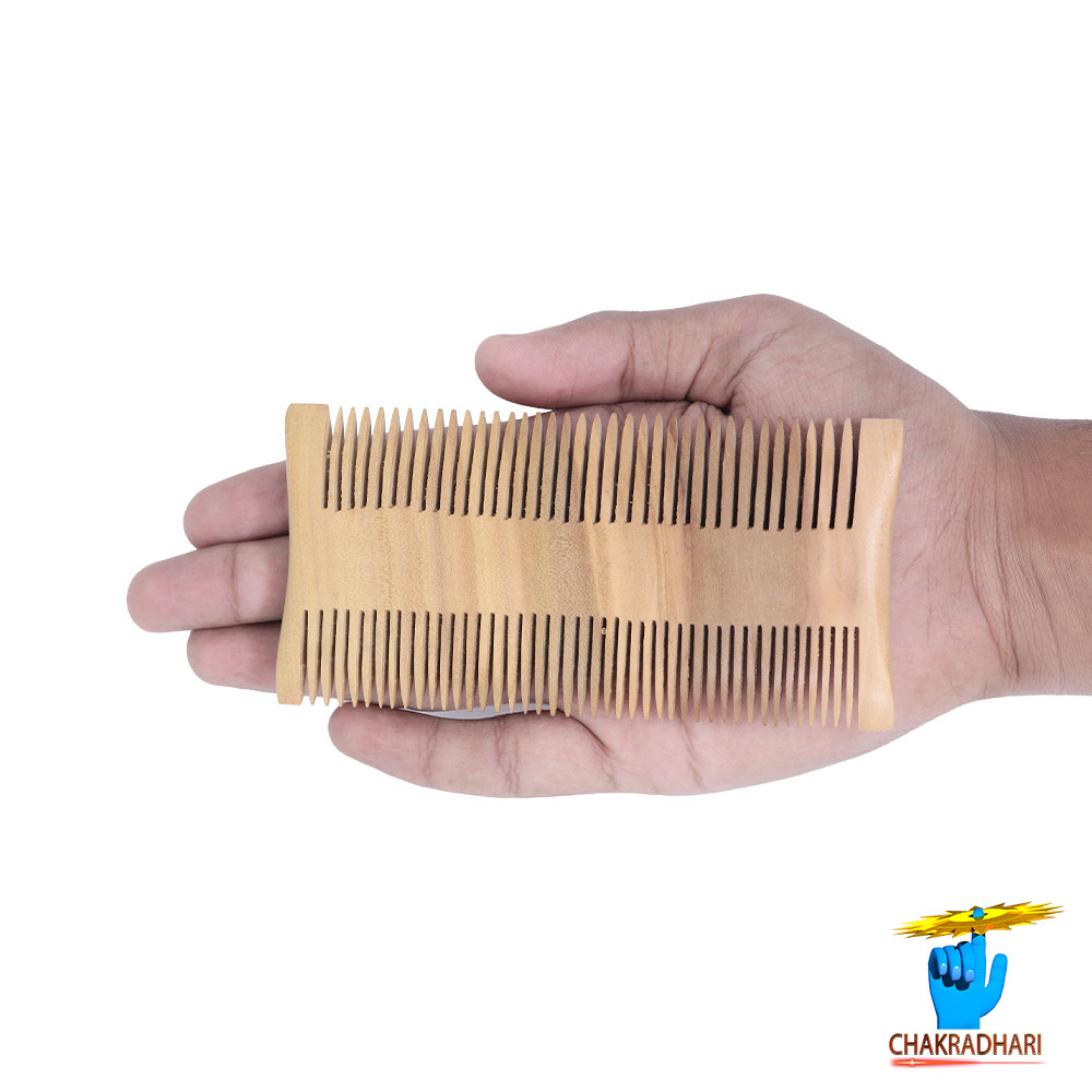 Ayurvedic Dual-Sided Sandalwood Comb 11 cm by 62 cm