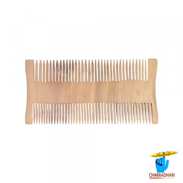 Image of Ayurvedic Dual-Sided Sandalwood Comb 11 cm by 6.2 cm