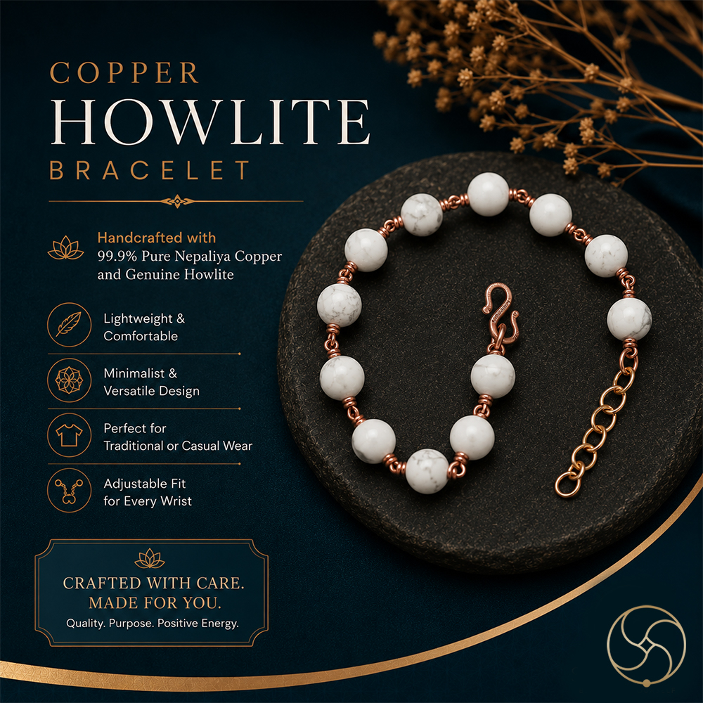 Nepaliya Copper Howlite Bracelet