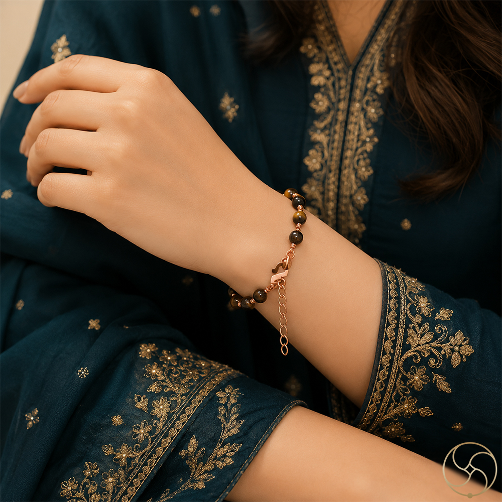 Nepaliya Copper Tiger Eye Bracelet