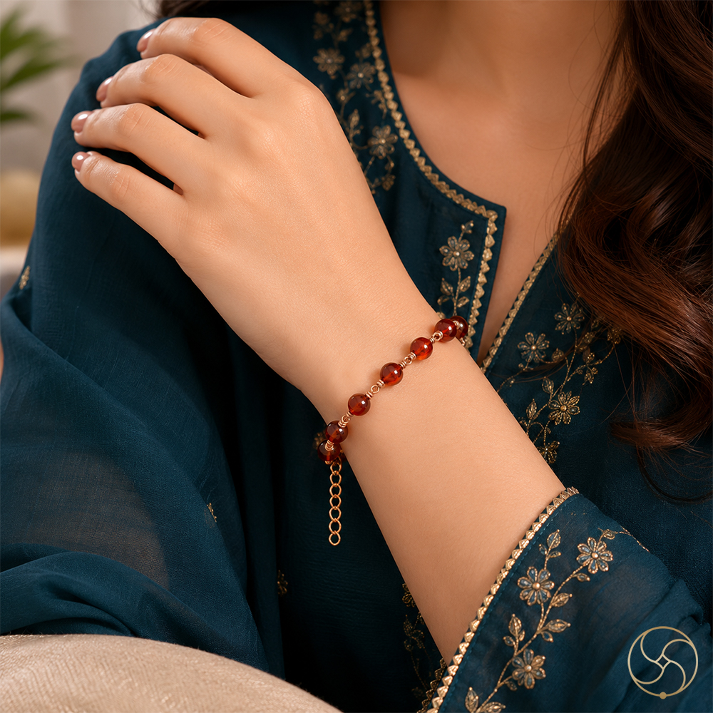 Nepaliya Copper Amber Bracelet