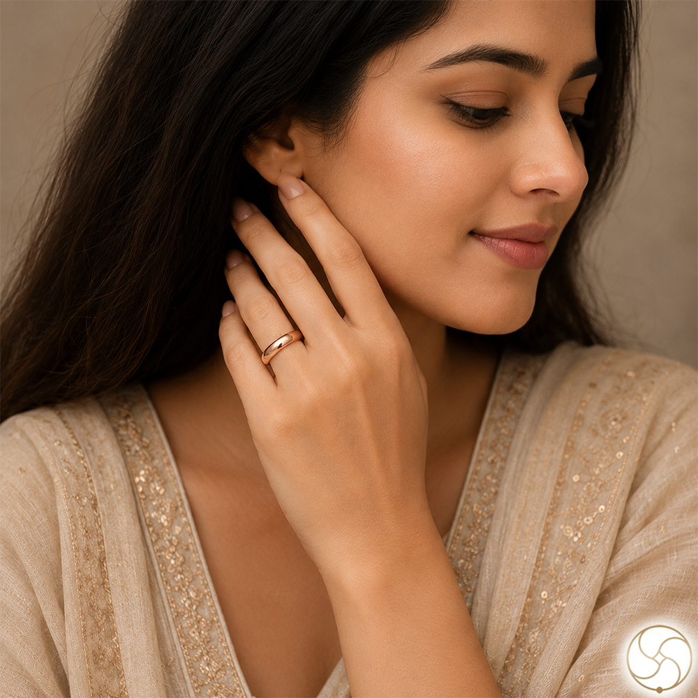 Nepaliya Copper Jointed Ring - As Per Ayurveda