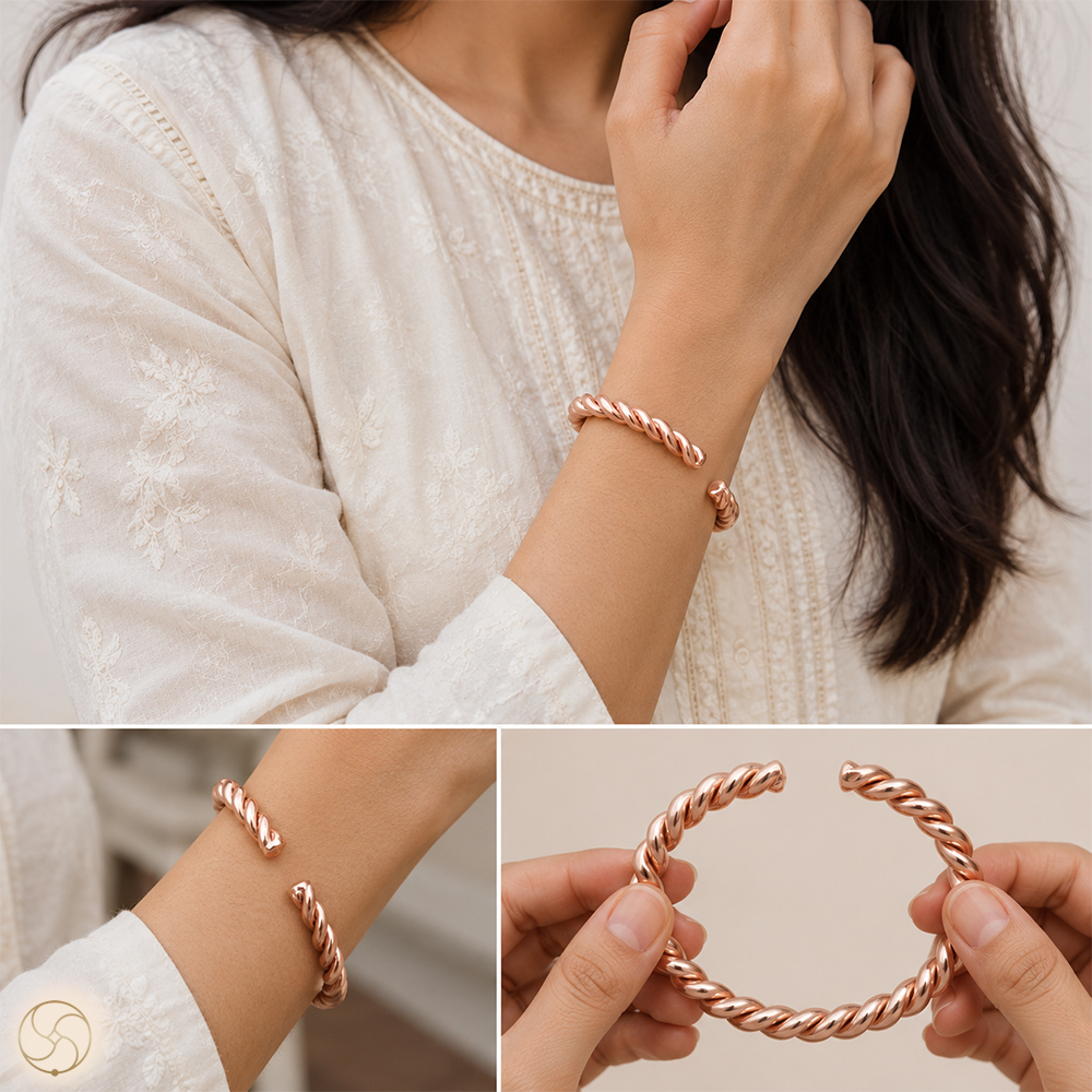Pure Copper Tensor 45 Unisex Bangle