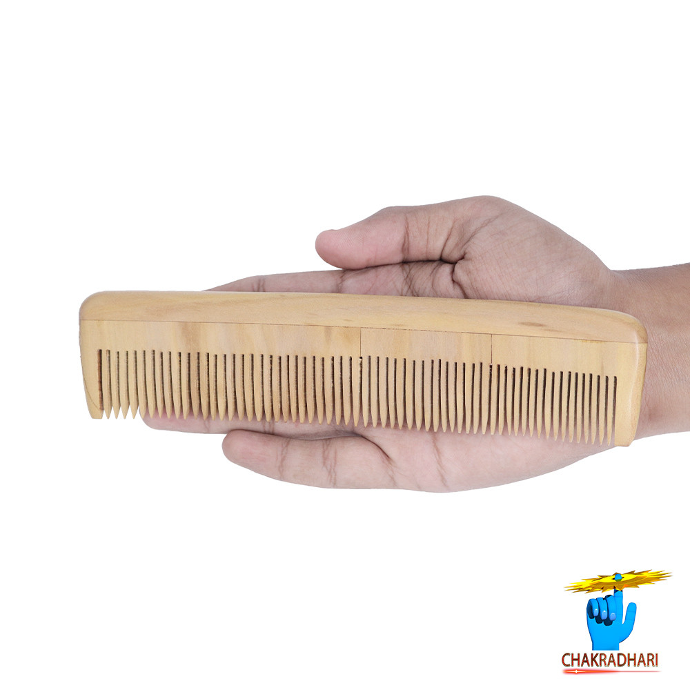 Graceful Long White Sandalwood Comb 17 cm by 48 cm