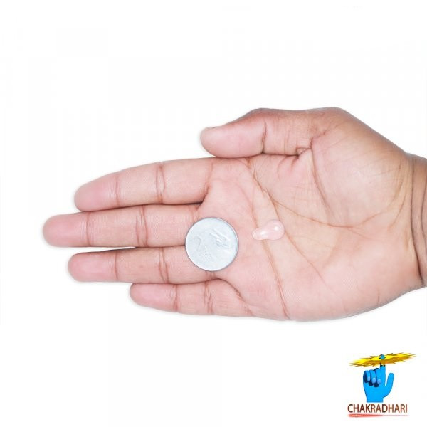 06 Carats to 0660 Carats Rose Quartz Cabochon Gemstone With Silver Ring Or Pendant -  