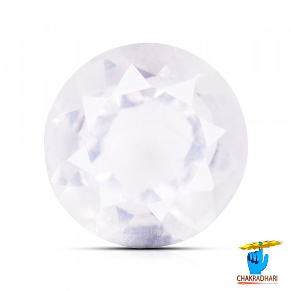 Image of 02.30 To 02.80 Carats Rose Quartz Gemstone With Silver Ring Or Pendant - गुलाबी स्फटिक