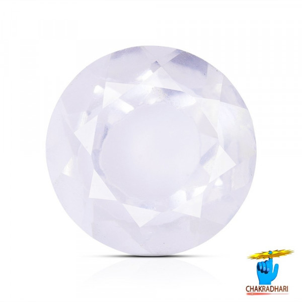 Image of 04.20 To 04.60 Carats Rose Quartz Gemstone With Silver Ring Or Pendant - गुलाबी स्फटिक