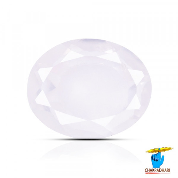Image of 03 To 03.40 Carats Rose Quartz Gemstone With Silver Ring Or Pendant - गुलाबी स्फटिक