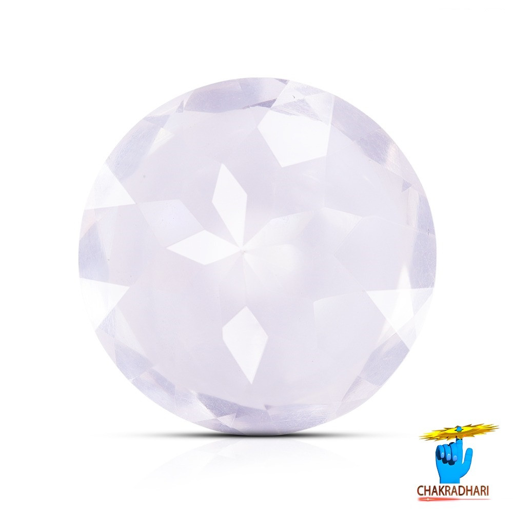 0230 To 0280 Carats Rose Quartz Gemstone With Silver Ring Or Pendant -  