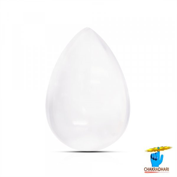 Image of 28.80 Carats to 29.80 Carats Rose Quartz Cabochon Gemstone With Silver Ring Or Pendant - गुलाबी स्फटिक