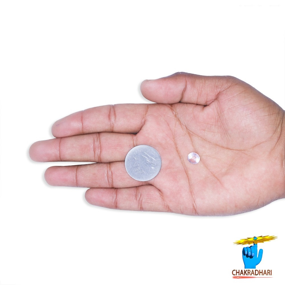 0230 To 0280 Carats Rose Quartz Gemstone With Silver Ring Or Pendant -  