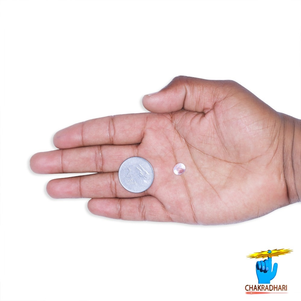 0310 and 0390 Carats Rose Quartz Gemstone With Silver Ring Or Pendant -  