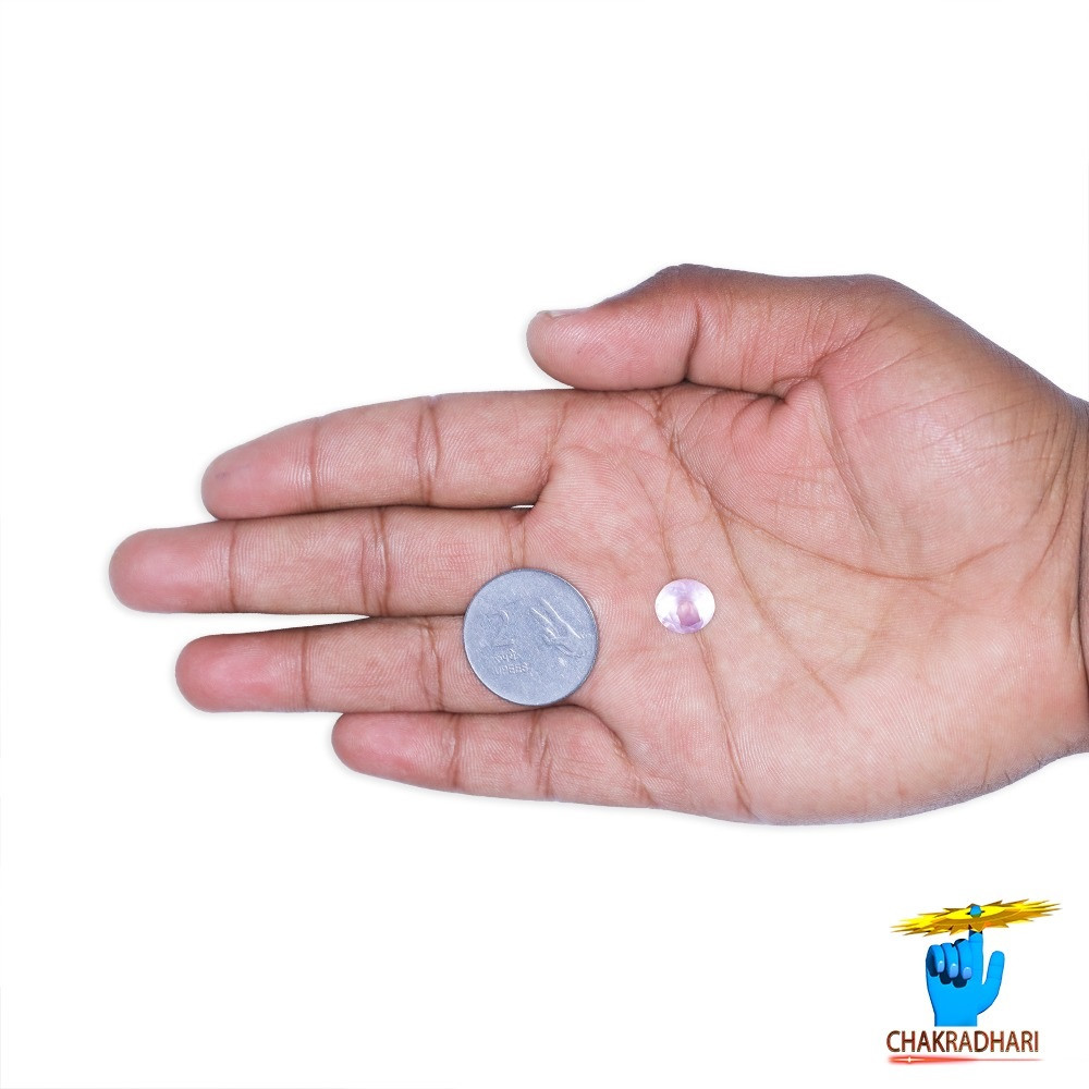 0470 To 0490 Carats Rose Quartz Gemstone With Silver Ring Or Pendant -  