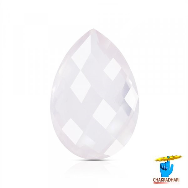 Image of 05 To 05.70 Carats Rose Quartz Gemstone With Silver Ring Or Pendant - गुलाबी स्फटिक