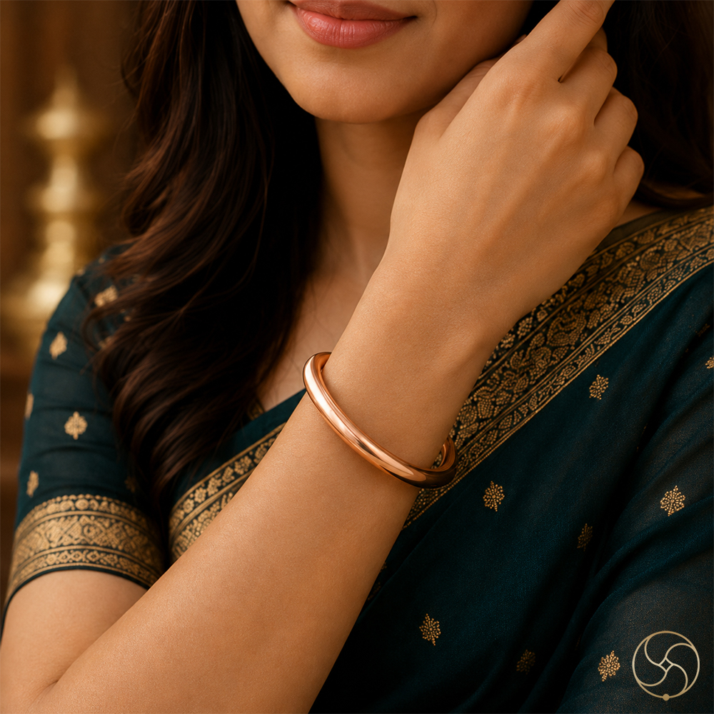 Pure Copper Gorakh Bangle for Women