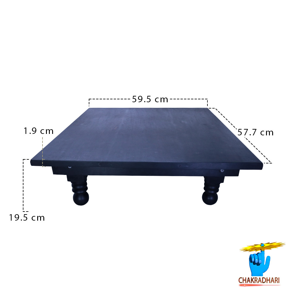 Ebony Divine Ritual Platform - Kaalskand Shyama Chowki