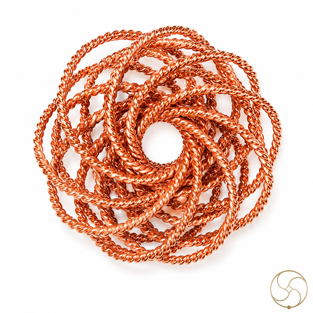 Nepaliya Copper Royal Cubit Tensor Two-Sided Vortex Rodin Coil