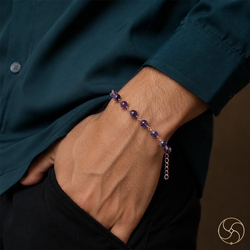Nepaliya Copper Amethyst Bracelet