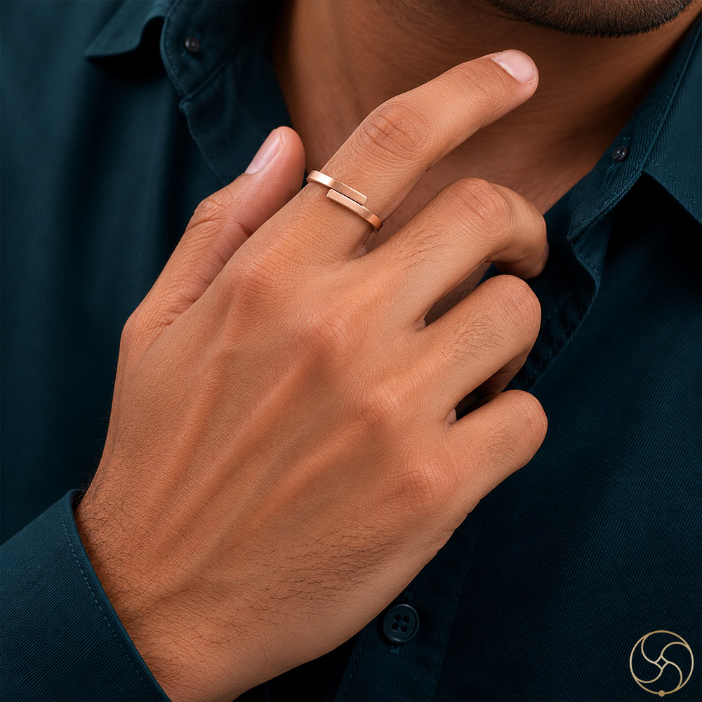 Nepaliya Copper Free Size Ring