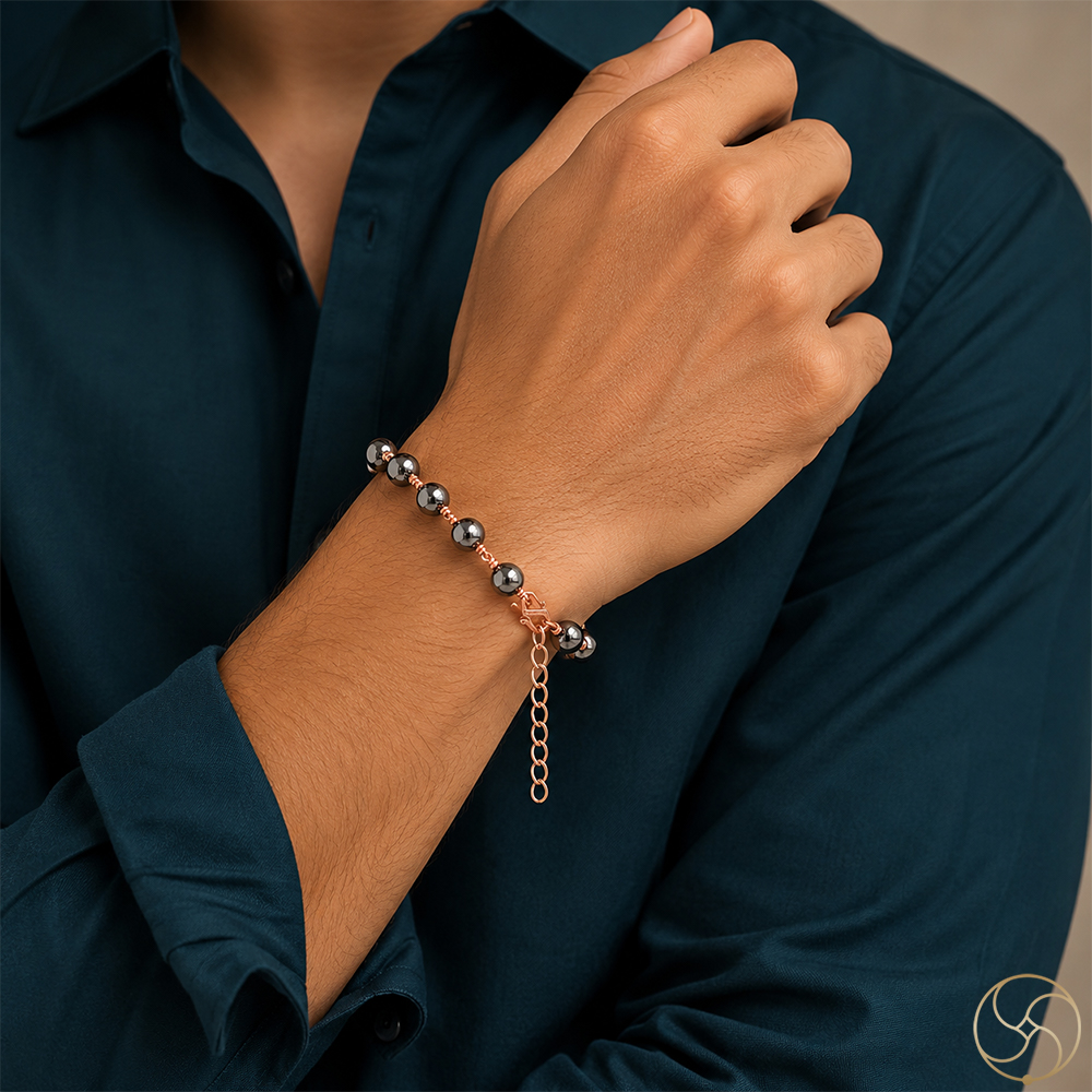 Nepaliya Copper Hematite Ore Bracelet