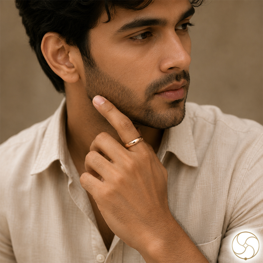 Nepaliya Copper Jointed Ring - As Per Ayurveda