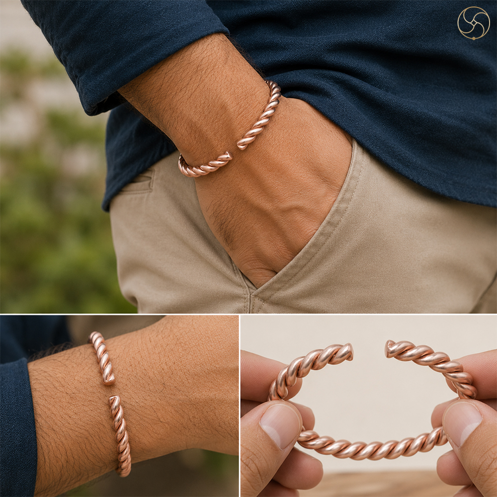Pure Copper Tensor 45 Unisex Bangle