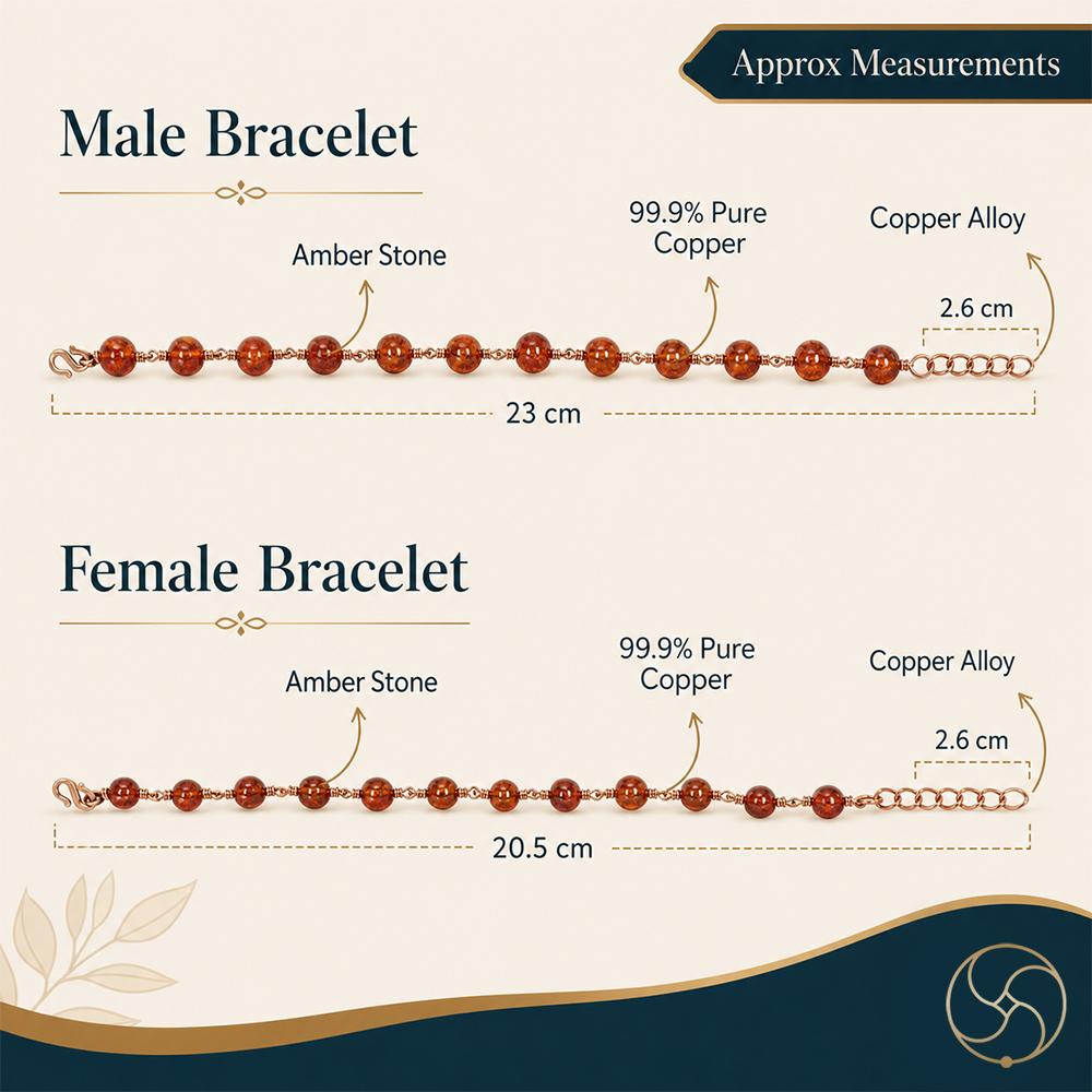 Nepaliya Copper Amber Bracelet