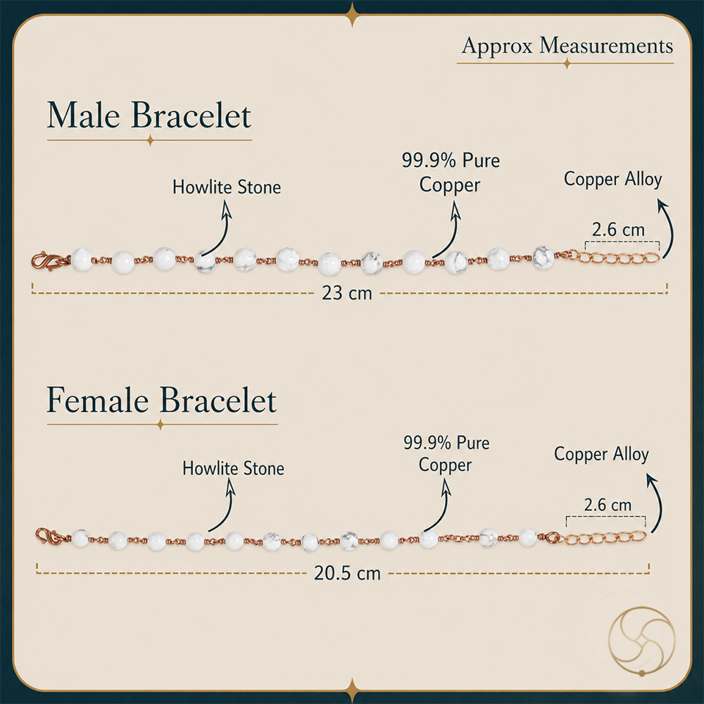 Nepaliya Copper Howlite Bracelet