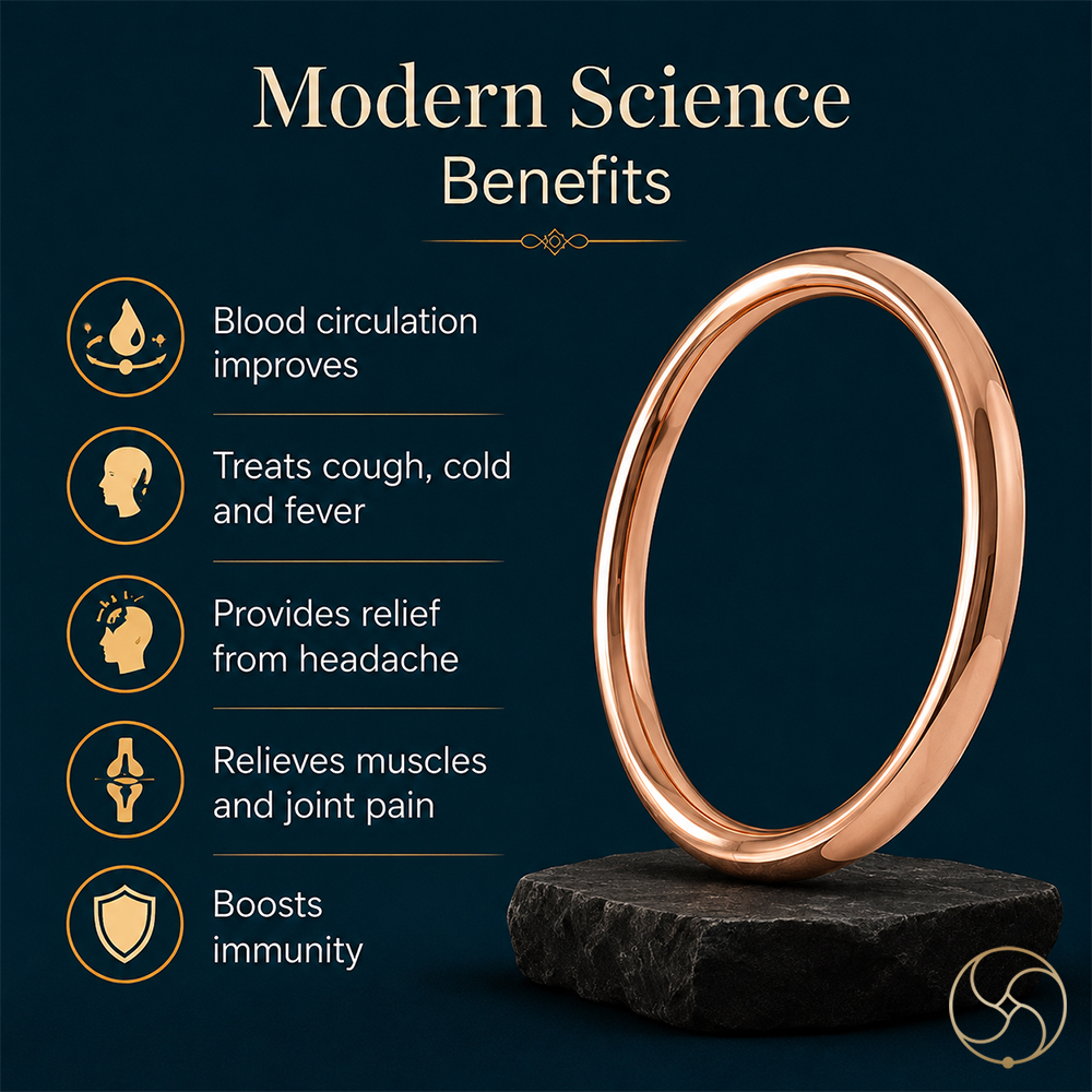 Pure Copper Gorakh Bangle for Women