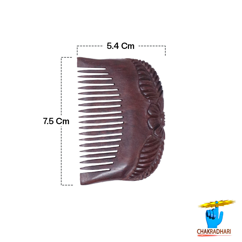 Red Sandalwood Sikh Kangha 75 cm by 54 cm