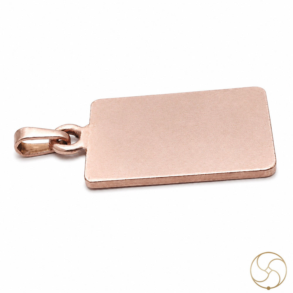 999 Nepaliya Copper Rectangular Pendant