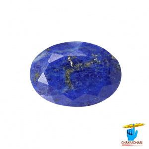 Image of 11.30 Carats Lapis Lazuli Gemstone With Silver Ring Or Pendant – लाजवर्त रत्न