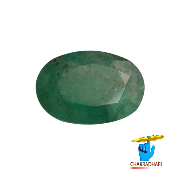 Image of 3.30 Carats Emerald Gemstone With Ring Or Pendant – पन्ना रत्न