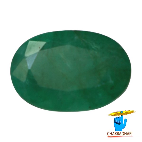 Image of 03 Carats Emerald Gemstone With Ring Or Pendant – पन्ना रत्न