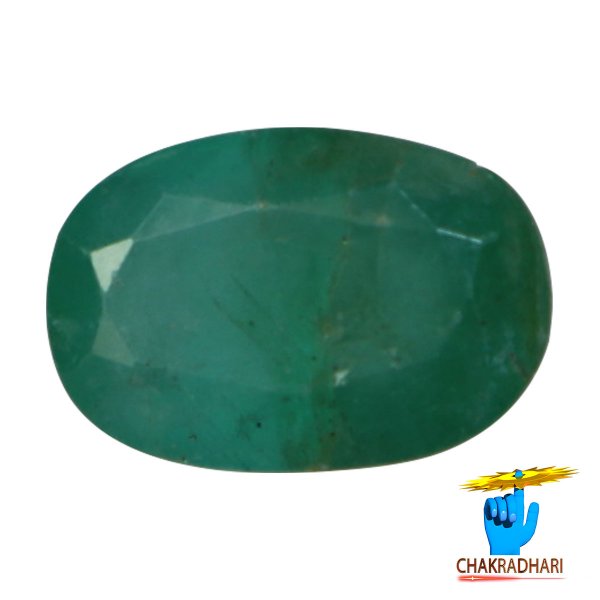 Image of 02.85 Carats Emerald Gemstone With Ring Or Pendant – पन्ना रत्न