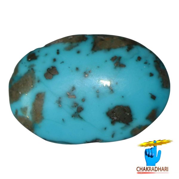 Image of 29.30 Carats Turquoise Irani Gemstone - पिरोजक, फ़िरोज़ा ईरानी रत्न