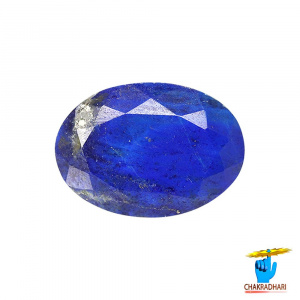 Image of 10.80 Carats Lapis Lazuli Gemstone With Silver Ring Or Pendant – लाजवर्त रत्न