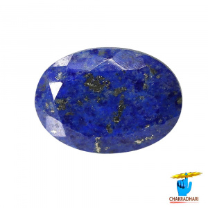 Image of 11.10 Carats Lapis Lazuli Gemstone With Silver Ring Or Pendant – लाजवर्त रत्न
