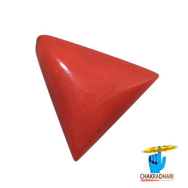 Image of 5.50 Ratti Triangular Coral With Ring Or Pendant - मूंगा रत्न