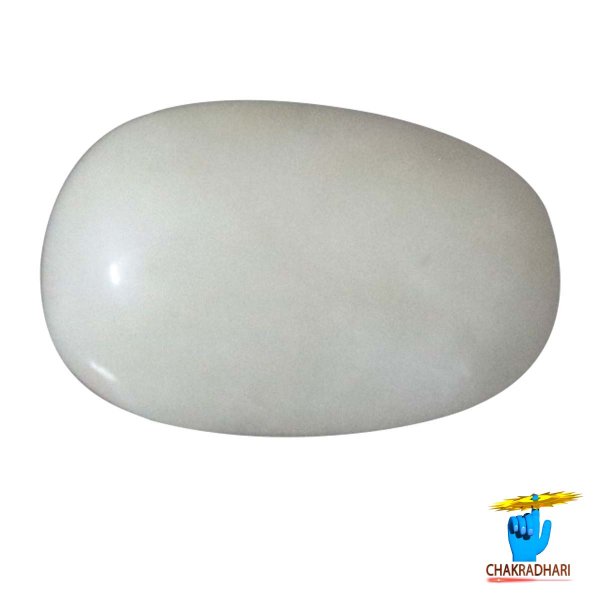 Image of 04.13 Carats White Coral With Ring Or Pendant - सफ़ेद मूंगा रत्न