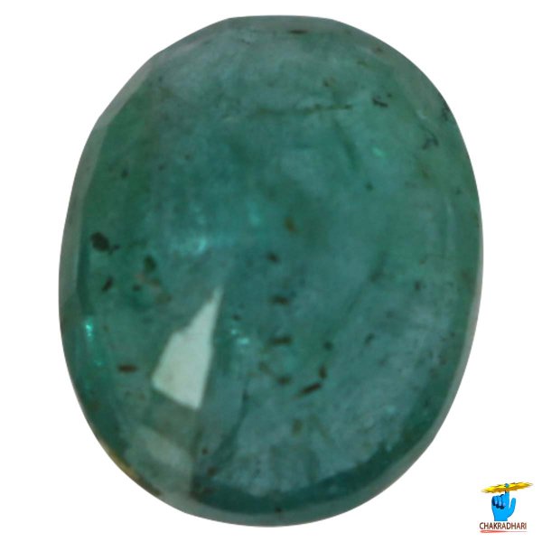 Image of 04.92 Carats Emerald Gemstone With Ring Or Pendant – पन्ना रत्न