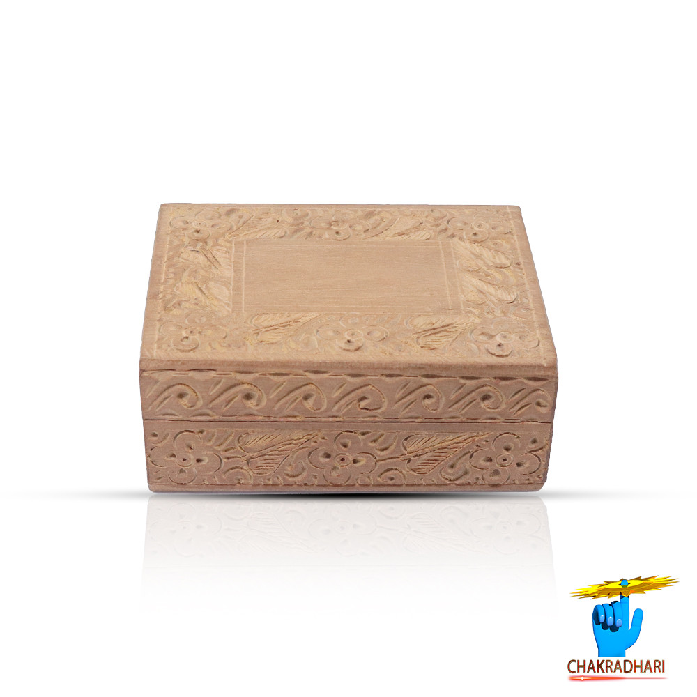 White Sandalwood Jewelry Box - 5cm x 24cm x 64cm