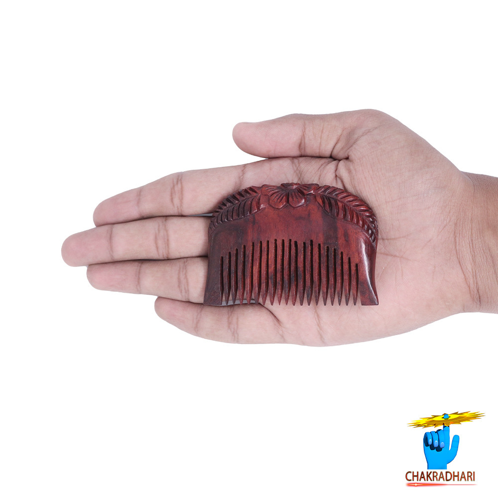 Red Sandalwood Sikh Kangha 75 cm by 54 cm