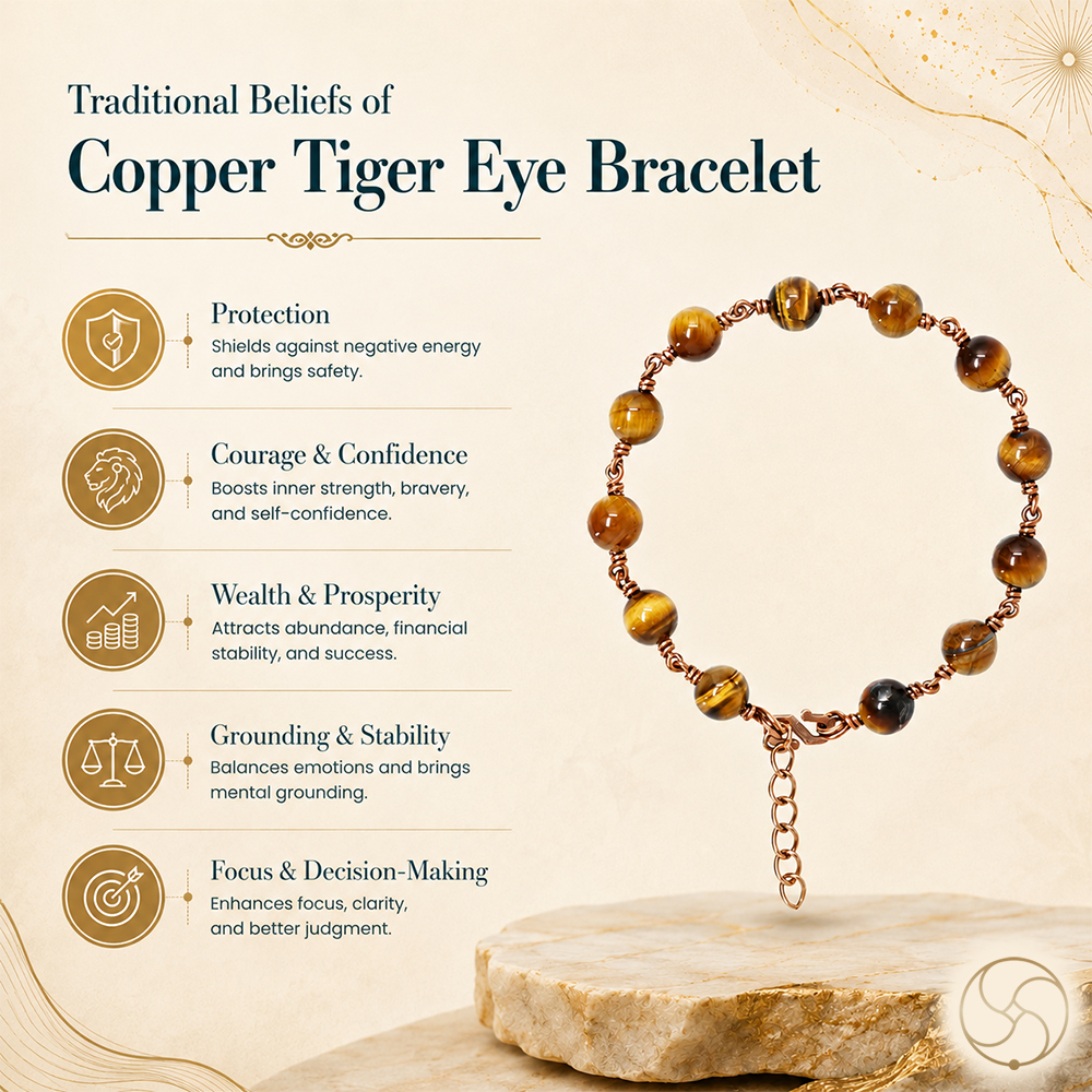 Nepaliya Copper Tiger Eye Bracelet